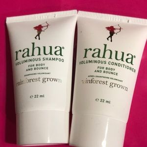 RAHUA voluminous shampoo & conditioner  22ml each body & bounce NEW